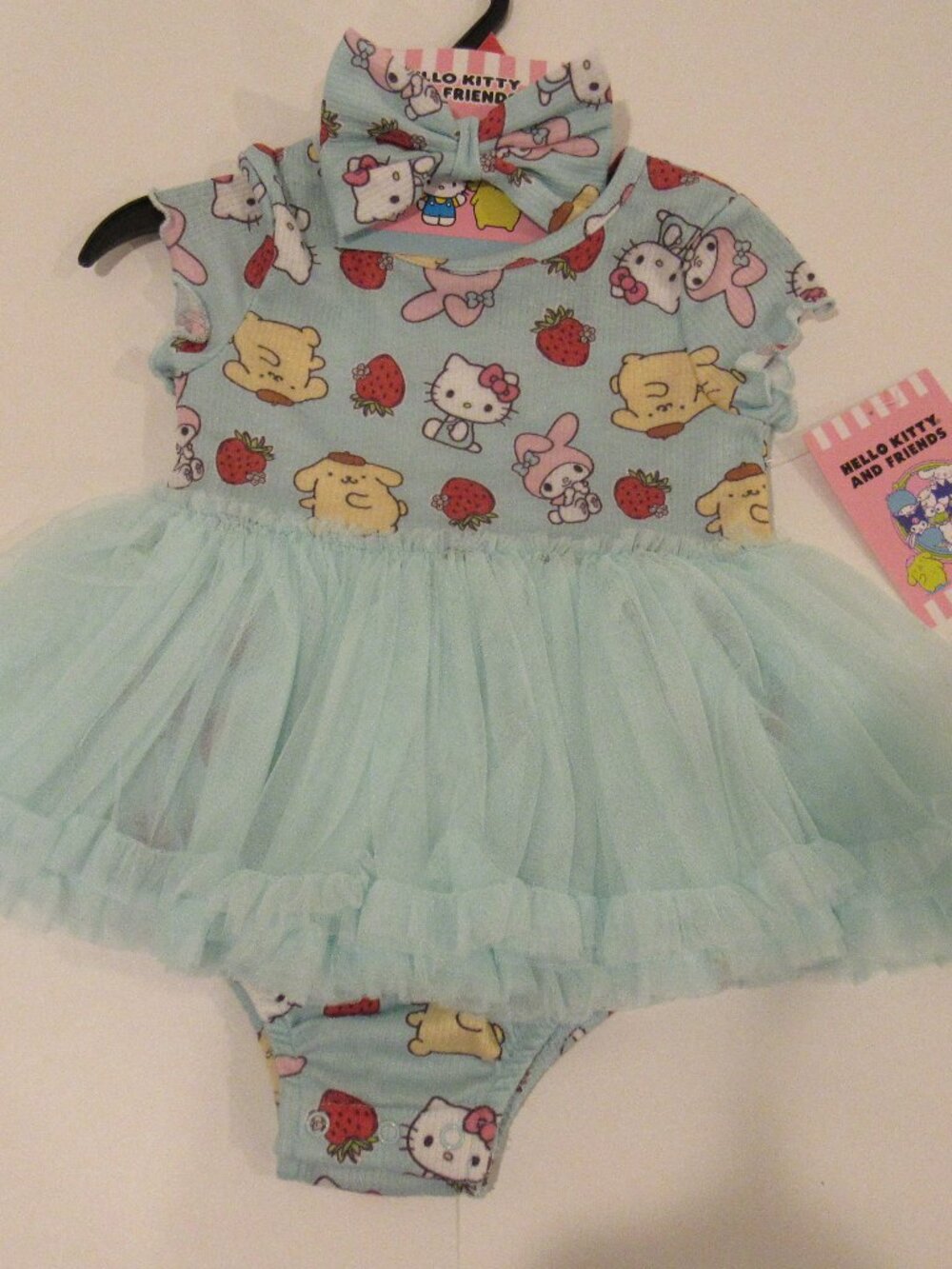 NEW TODDLER GIRLS "HELLO KITTY" BALLERINA OUTFIT W/MATCHING HEADBAND (18 MONTHS)